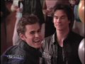 Backstage on Set of The Vampire Diaries