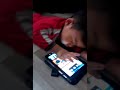 2 years old boy plays Galaxy Tab