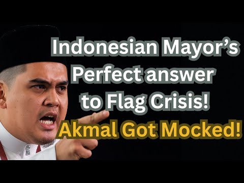 Akmal Mocked! Indonesian Mayor’s “Perfect Answer” vs Akmal’s Poor Handling of Flag Crisis