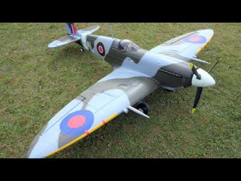 New FMS Spitfire Supermarine Warbird with Retracts