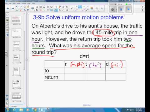 how to solve round trip equations