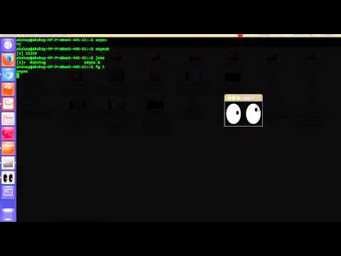 how to background a process in linux