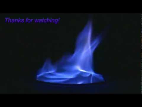 how to make a purple fire