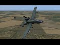 A simple attack run on some lightly defended trucks with the GAU-8/A Avenger cannon. Info on the GAU-8/A and the associated A/A 49E system: articles.janes.com