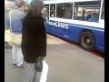 This is what happens to ur bus when your a twat to people.