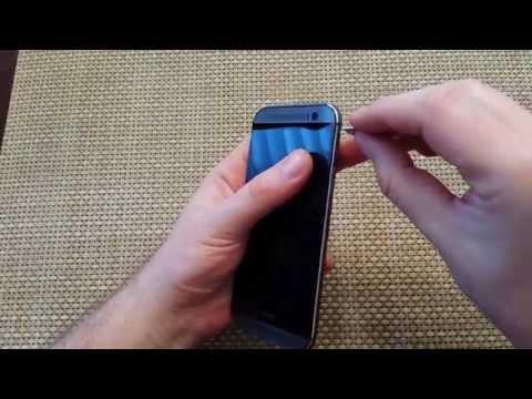 how to remove the sim from htc one x
