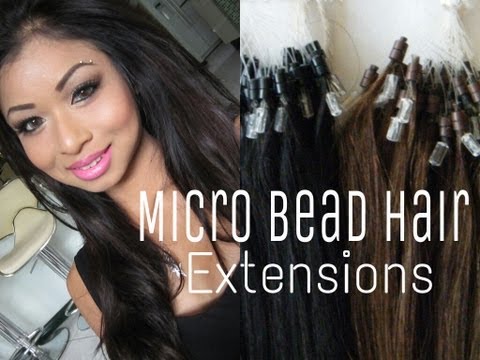 how to attach micro bead hair extensions