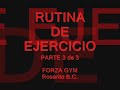 Rutina de Ejercicio de Pesas 3 de 3