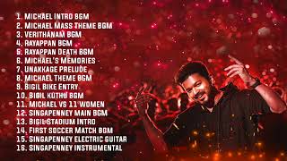 Bigil Full BGM jukebox  ARRahman  Vijay  Atlee 