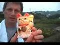 Maneki Neko Luck Cat - Ceramic Japanese Feline Figurine