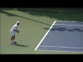 Andy Roddick Practicing with Jimmy Connors