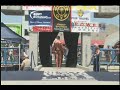 dan decker's posing routine at the mr. muscle beach competition in venice beach, ca, july 4, 2005