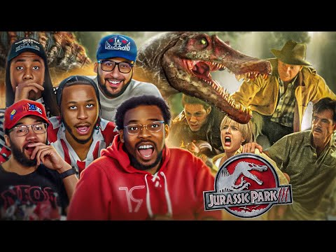 We Were NOT Ready for That T-Rex vs. Spinosaurus Fight (Group Reaction)