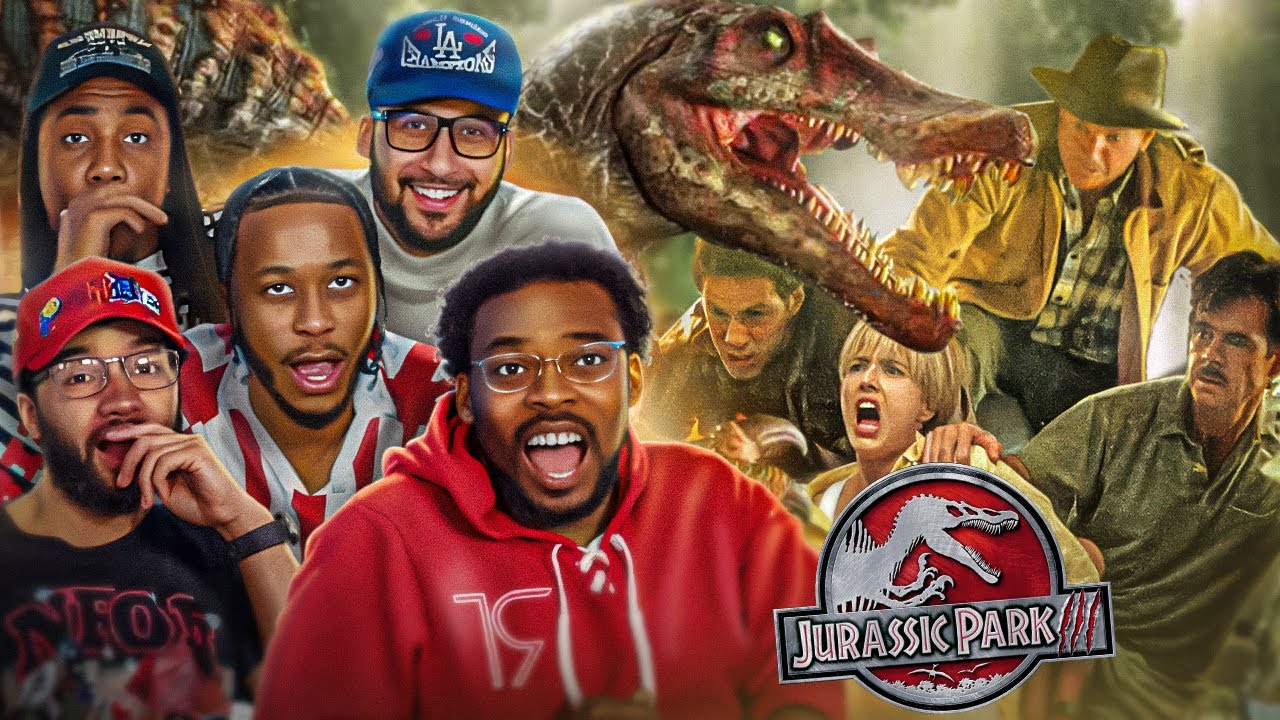 We Were NOT Ready for That T-Rex vs. Spinosaurus Fight (Group Reaction)