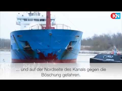 Nord-Ostsee-Kanal: „Northseas Rational“ fuhr in die Bös ...