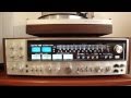 JAPANESE HI-FI VINTAGE RECEIVER SANSUI QRX-9001 & PHILIPS 212 MADE IN HOLLAND