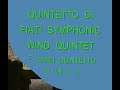 F.DANZI quintetto op. 68 n°2  Synphonic wind quintet.