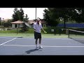 Tennis Forehand Volley - The Ideal Contact Point