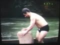 pirogue discovery in Peten jungle, Guatemala, 1968