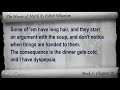 book 1: chapter 10. classic literature videobook with synchronized text, interactive transcript, and closed captions in multiple languages. audio courtesy of librivox. read by elizabeth klett. playlist for the house of mirth by edith wharton: www.youtube.com