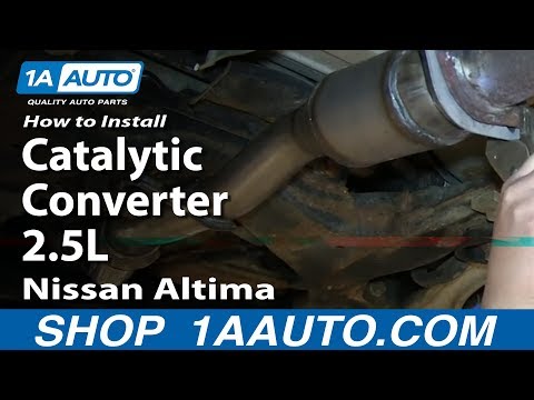 How To Install Replace Front Flex Pipe Catalytic Converter 2.5L 2002-06 Nissan Altima