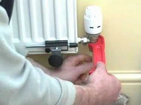 how to drain down a radiator