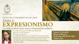Ciclo de conferencias de arte 'Expresionismo'