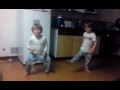 Liam and Noah rock out