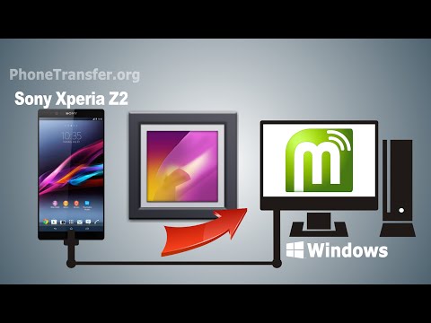 how to transfer photos from xperia to laptop