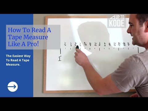 how to properly read a tape measure