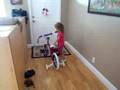 Alexis gets a bicycle
