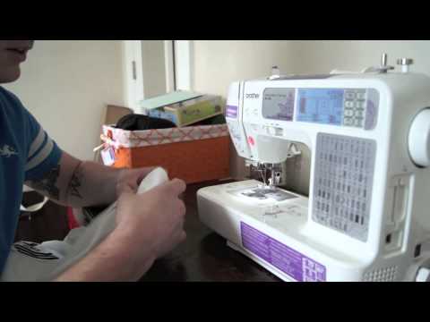 how to sew on a patch