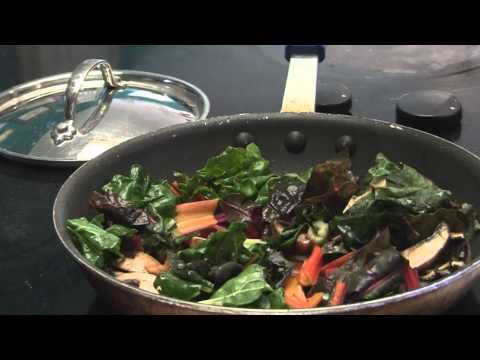 Healthy Cooking 1: Swiss Chard&Mushrooms Recipe: Celina Food Smarty