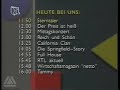 RTL plus - Programm-Tafel von 1990