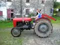 First time on the tractor