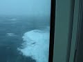 Hurtigruten Trollfjord in a rough sea
