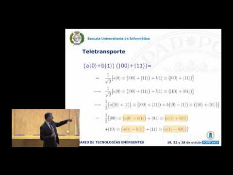 computación cuántica - Seminario de introducción a la Computación y Criptografía Cuántica: Supongamos que los bits que utiliza un ordenador se almacenan en estados cuánticos, por e...