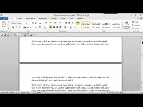 how to eliminate spaces in word