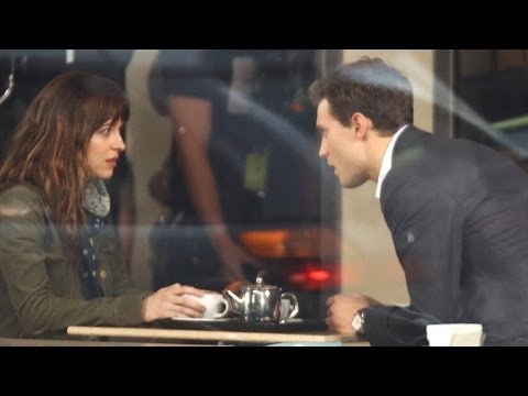 Christian Grey and Anastasia Steele DATE Scene in 'Fifty Shades' - FIRST LOOK!
