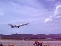 Tivat Bay TU-154 Takeoff - ????? ??????????
