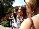 ellen pompeo being interviewed by wect news at uncw.