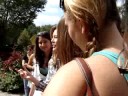 ellen pompeo being interviewed by wect news at uncw.