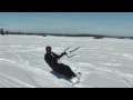Kite´n Sail Mario Stecher Snowkiten with Flysurfer Part # 1