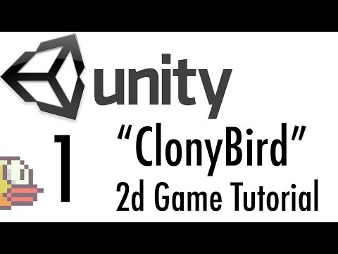 Unity Tutorial: A Complete 2d Game (ClonyBird) - 1/7
