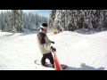 Kopaonik 2012 Mali Karaman snowboard on stick goPro HD