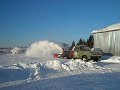 mon nouveau souffleur tracteur � neige!!  (1er essai )