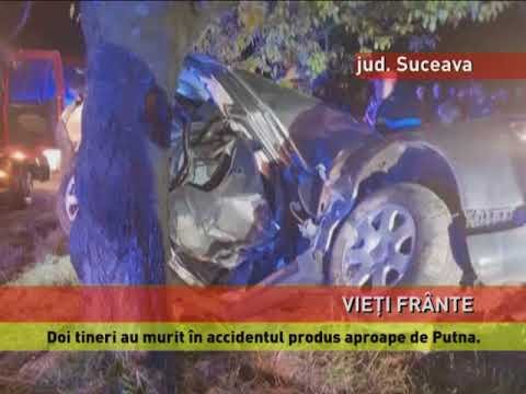 Doi tineri au murit într-un accident produs pe o șosea din județul Suceava