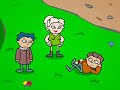 russian:
??? ? ????-?? ??????????, ??? ? ??? ??????????? ???????? ? ???? ??? ??? ??????????????? ?????? ? ????????? �????????? ?????�. ??? ??? ?????? ????? ???? ??????? ? ?????? ??? ????? ???????????.

english:
all begins with something, these adventures have begun with arrival of three travellers to a small village �magic hills�. who they such? what for here have come? and in general, what here happens?..