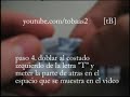 como formar la frase te amo con un billete de 20 pesos