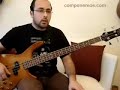 Explicacion suite numero 1 de Bach con bajo electrico